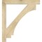 Ekena Millwork Imperial Block Rough Sawn Bracket, Douglas Fir, 4"W x 38"D x 42"H BKT04X38X42IMP05RDF - alternate 2